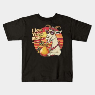 I Love Yerba Mate Kids T-Shirt